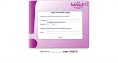 Desktop Screenshot of paiementweb.ideactif-md.com